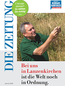 Die Zeitung - Bürgermeister Bernhard Karnthaler - unser Lanzenkirchen